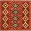 Heritage Red and Multi Wool 6' Square Area Rug