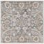 Bella Grey and Multi 5' x 5' Square Hand-Tufted Wool Rug