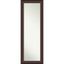 Harvard Walnut Full Length Rectangular Wood Mirror