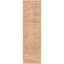 Natural Handwoven Jute Runner Rug, 2'3" x 12'