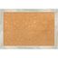 Natural Cork Board with Crackled Metallic Silver Frame