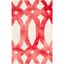 Ivory and Red Hand-Tufted Wool 8' x 10' Rectangular Rug