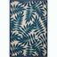 Navy Splendor Easy-Care Synthetic 9'6" x 13' Outdoor Area Rug