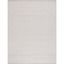 Grey and Ivory Hand-Knotted Wool Area Rug, 8' x 10'