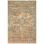 Rustic Elegance Hand-Knotted Floral Wool Rug in Rust and Taupe - 6' x 9'