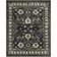 Elysian Dark Grey & Ivory Floral Synthetic 8' x 10' Area Rug