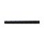 Black 32" Wall Mounted Coat Rack with Retractable Hooks