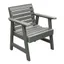 Coastal Teak Weatherly 27" Modern Garden Chair