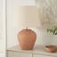 Nourison 20" Rustic Terracotta Ceramic Pot Table Lamp