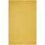 Sunlit Ochre Yellow 3' x 5' Low-Pile Reversible Outdoor Rug