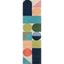 Multicolor Geometric Wool Hand-Tufted Runner Rug