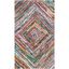 Hand-Tufted Multicolor Wool Rectangular Area Rug