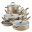 Bronze Hard-Anodized Nonstick 11-Piece Cookware Set