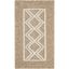 Beige and Ivory Handwoven Wool Area Rug 2'3" x 4'