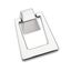 Polished Chrome Modern Drop Bail Cabinet Pendant