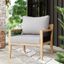 Freya Bohemian Acacia Wood Outdoor Armchair with Cushions