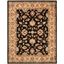 Heritage Black and Beige Hand-Tufted Wool Area Rug, 6' x 9'