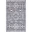 Evalyn Southwestern 5' x 8' Gray Ultra Thin Washable Rug