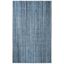 Gray Abstract Hand-Tufted Wool and Viscose Area Rug, 6' x 9'