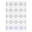 Ivory and Grey Hand-Knotted Wool Synthetic 8' x 10' Rug