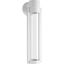 Satin White Architectural LED Outdoor Sconce with Clear Glass Diffuser