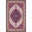 Ivory and Pink Handmade Wool Medallion Area Rug