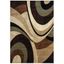 Tribeca Slade Brown and Green Abstract Area Rug