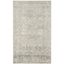 Silver and Ivory High Pile Hand-Knotted Rug