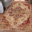 Ivory Oriental Elegance 6' x 9' Synthetic Area Rug