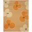 Handmade Tufted Gray and Orange Wool Area Rug