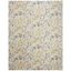 Ivory and Yellow Speckled Print Low Pile Area Rug