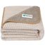 Taupe XL Reversible Fleece Sherpa Pet Blanket