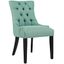 Laguna Green Tufted Upholstered Wood Dining Side Chair