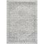 Modern Moroccan Geometric 6' Square Area Rug in Light Grey