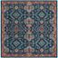 Heritage Blue Hand-Tufted Wool 6' x 6' Square Area Rug