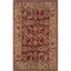 Regal Elegance Round Red and Gold 5' Wool Area Rug