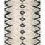 Ivory and Dark Grey Hand Tufted Wool Area Rug