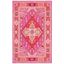 Bellagio Red and Pink Tufted Wool Area Rug