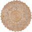 Boho Charm Hand-Knotted Natural Jute 5' Round Area Rug