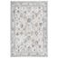 Ivory and Light Beige Hand-Knotted Synthetic 4' x 6' Area Rug