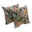 17" Floral Tapestry Throw Pillows Set of 2