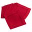 Classic Red Hemstitch Border Cocktail Napkins Set of 12