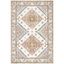 Elegant Ivory Silk & Wool Hand-Tufted 5' x 8' Area Rug