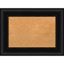 Parlor Black Framed Corkboard with Ornate Design, 24x18