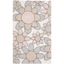 Ivory and Pink Tufted Handmade Wool Kids Rug, 3' x 5'