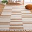 Ivory Coast Elegance 6' Square Handwoven Wool Rug