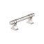 Polished Nickel 3-Inch Modern Industrial Cabinet Pull