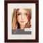 Classic 14x18 Walnut Picture Frame with Double White Mat