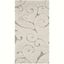 Cream Beige Hand-knotted Shag Area Rug, 2'3" x 4'