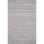 Hand-tufted Striped Gray Wool Kids' Area Rug 4' x 6'